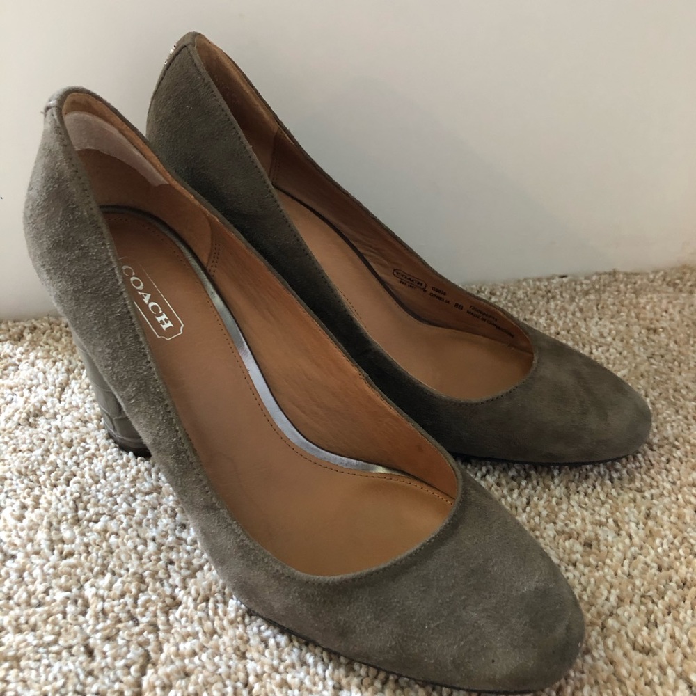 Grey Coach Heels!